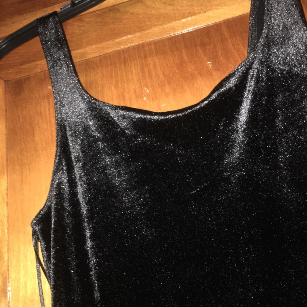 ZARA VELVET TANK DRESS